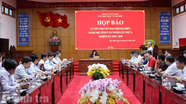 Tây Ninh tiên phong ứng dụng công nghệ số trong tổ chức Đại hội Đảng bộ tỉnh lần thứ I