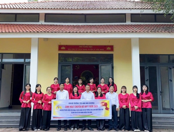 Chi bộ Trường Tiểu học Hòa Khương - Đổi mới giáo dục, chung tay xây dựng quê hương