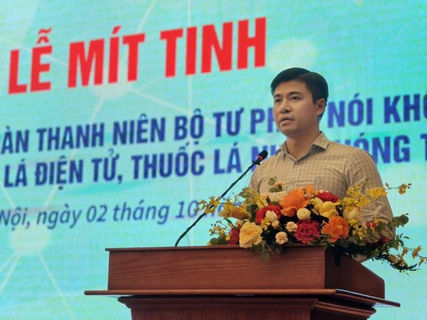 Tuổi trẻ ngành Tư pháp nói Không với thuốc lá, thuốc lá điện tử, thuốc lá nung nóng