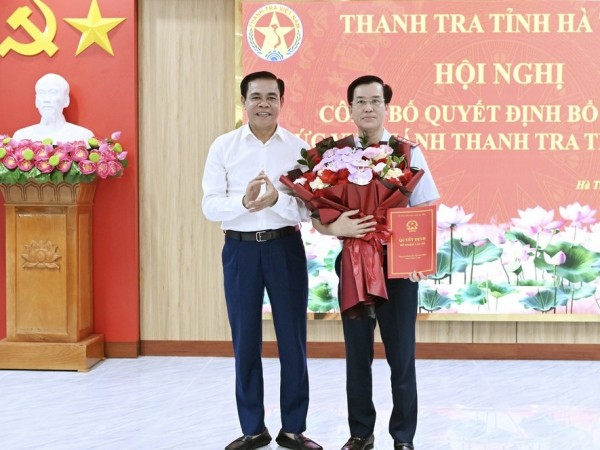 Ông Nguyễn Thanh Điện làm Chánh Thanh tra tỉnh Hà Tĩnh
