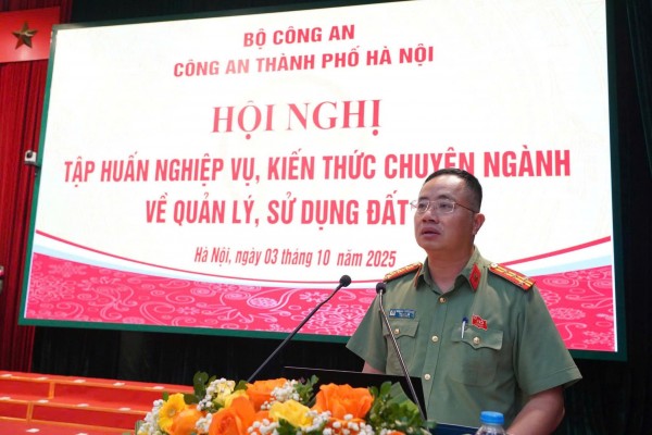 Chính quyền địa phương 2 cấp ở Hà Nội cần tham mưu của công an về quản lý đất đai