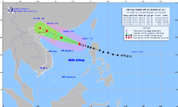 Thủ tướng yêu cầu các bộ, ngành, địa phương chủ động ứng phó bão số 11