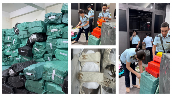 Hà Nội: Phát hiện gần 5.800 đôi giày dép giả mạo hàng hiệu Hermes, Dior, Adidas, Louis Vuitton