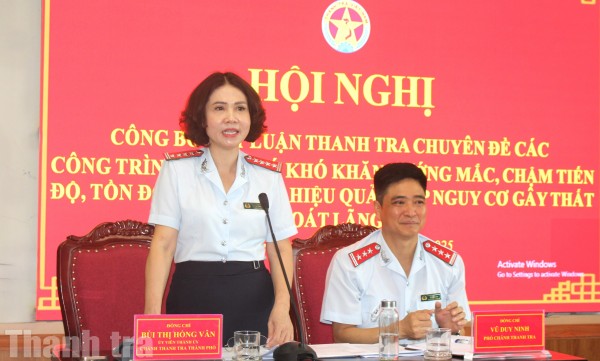 Hải Phòng: Công bố kết luận thanh tra chuyên đề dự án khó khăn, vướng mắc