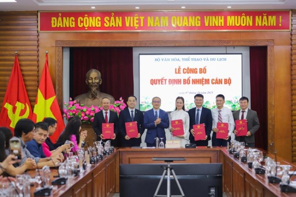 Bộ VHTTDL điều động, bổ nhiệm nhiều cán bộ các Cục, Trung tâm