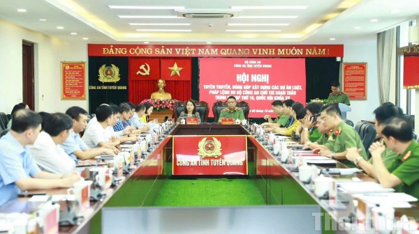 Nhóm dự án luật, pháp lệnh do Bộ Công an chủ trì có phạm vi tác động sâu rộng