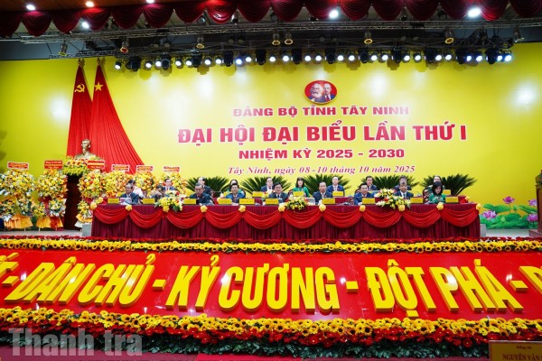 Khai mạc Đại hội đại biểu Đảng bộ tỉnh Tây Ninh lần thứ I: Đoàn kết, quyết tâm trước tình hình mới
