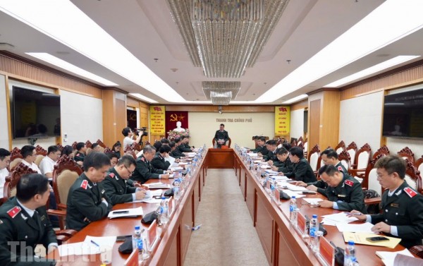 Tổng Thanh tra Chính phủ: Đẩy nhanh tiến độ xử lý công việc, không để “nợ, đọng, quá hạn”