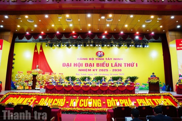 Đoàn Chủ tịch Đại hội đại biểu Đảng bộ tỉnh Tây Ninh tiếp thu, giải trình nhiều vấn đề quan trọng