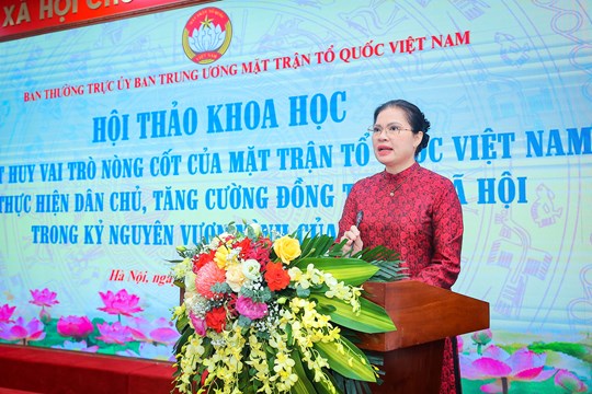 Phát huy vai trò nòng cốt của MTTQ Việt Nam trong kỷ nguyên vươn mình của dân tộc