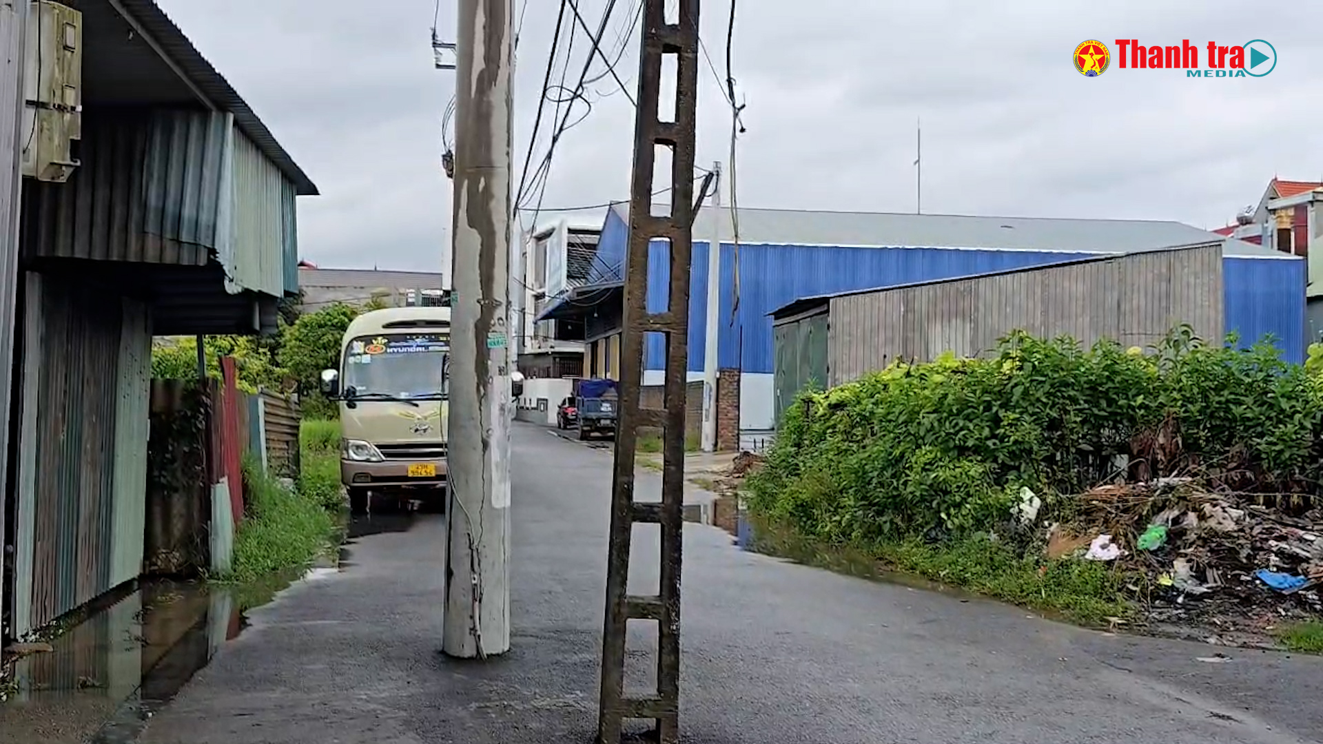 A lô Thanh tra số 41/2025: Cột điện giữa đường 