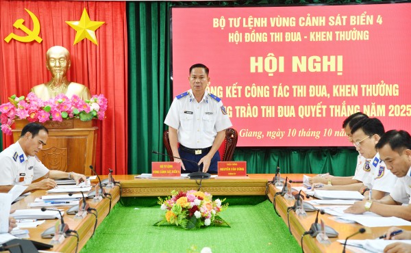 Bộ Tư lệnh Vùng Cảnh sát biển 4: Nhiều kết quả nổi bật, lan tỏa sâu rộng trong phong trào Thi đua Quyết thắng