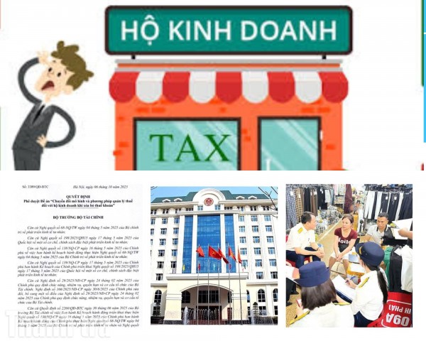 Hiện đại hóa việc quản lý thuế với đề án về chuyển đổi mô hình quản lý đối với hộ kinh doanh khi xóa bỏ thuế khoán
