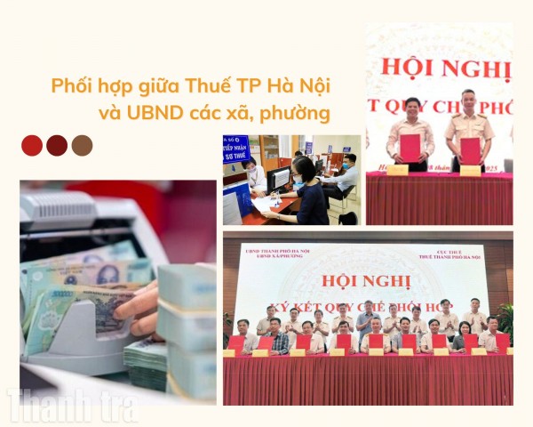 Cơ quan Thuế và UBND xã, phường phối hợp để cùng thực hiện tốt nhiệm vụ thu ngân sách Nhà nước