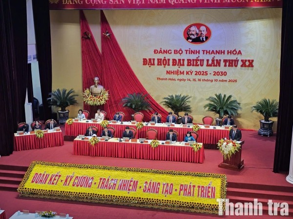 Đại hội Đảng bộ tỉnh Thanh Hóa lần thứ XX hoàn thành phiên trù bị