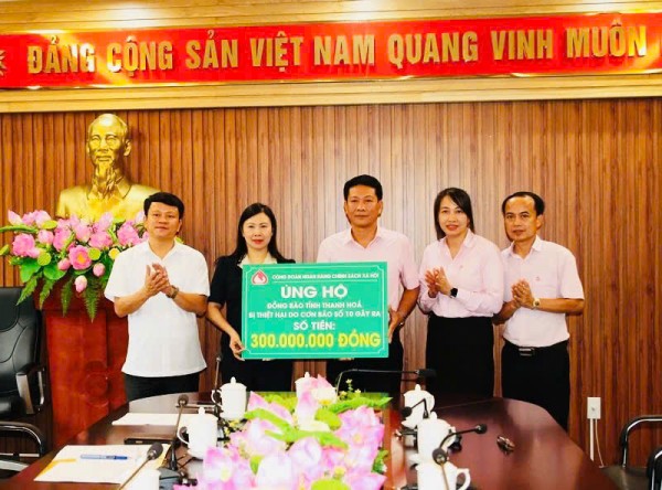 Thanh Hóa: Tiếp nhận hơn 45 tỷ đồng ủng hộ Nhân dân bị thiệt hại do bão số 10