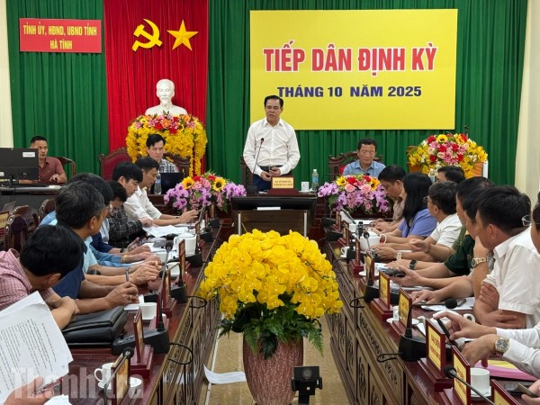 Hà Tĩnh: Nhiều cảm xúc tại phiên tiếp công dân tháng 10 của Chủ tịch tỉnh Võ Trọng Hải