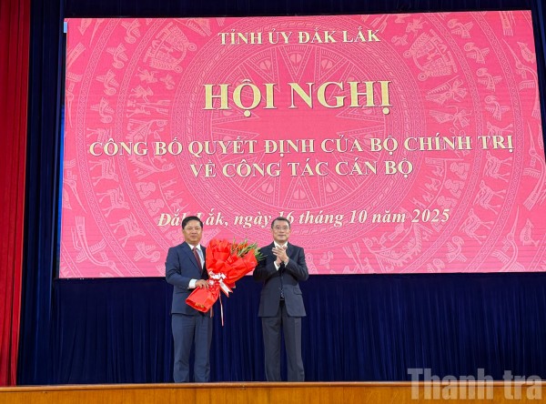 Đồng chí Lương Nguyễn Minh Triết được phân công làm Bí thư Tỉnh ủy Đắk Lắk