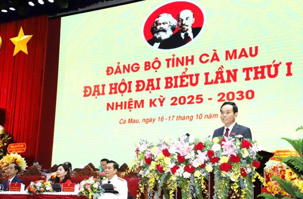 Cà Mau phải có tư duy đột phá, sáng tạo, chung sức, đồng lòng xây dựng tỉnh phát triển nhanh, bền vững