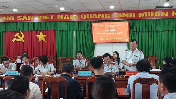 Thanh tra Đồng Nai công bố quyết định thanh tra lĩnh vực sản xuất, kinh doanh phân bón và thuốc bảo vệ thực vật