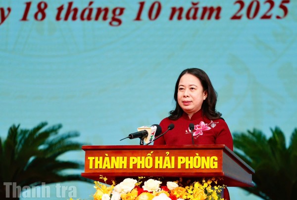 Phó Chủ tịch nước Võ Thị Ánh Xuân: Thi đua yêu nước là động lực để Hải Phòng bứt phá