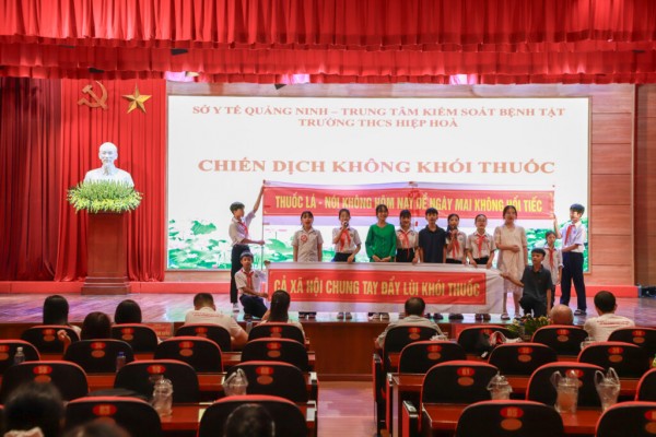 Quảng Ninh: Sôi nổi cuộc thi tìm hiểu kiến thức về phòng, chống tác hại của thuốc lá trong trường học