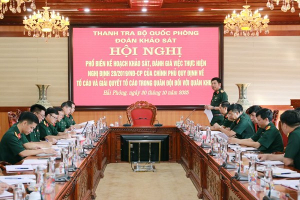 Quân khu 3: Nâng cao hiệu quả giải quyết tố cáo trong Quân đội