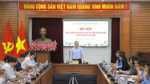 Lấy ý kiến dự thảo Bộ Quy tắc ứng xử văn hóa trên không gian mạng