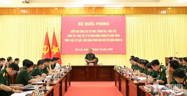 Nâng cao chất lượng công tác thanh tra, tư pháp, pháp chế trong Quân đội