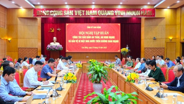 Cao Bằng: Bảo vệ bí mật Nhà nước trên không gian mạng sau quá trình sắp xếp tổ chức bộ máy chính quyền địa phương 2 cấp