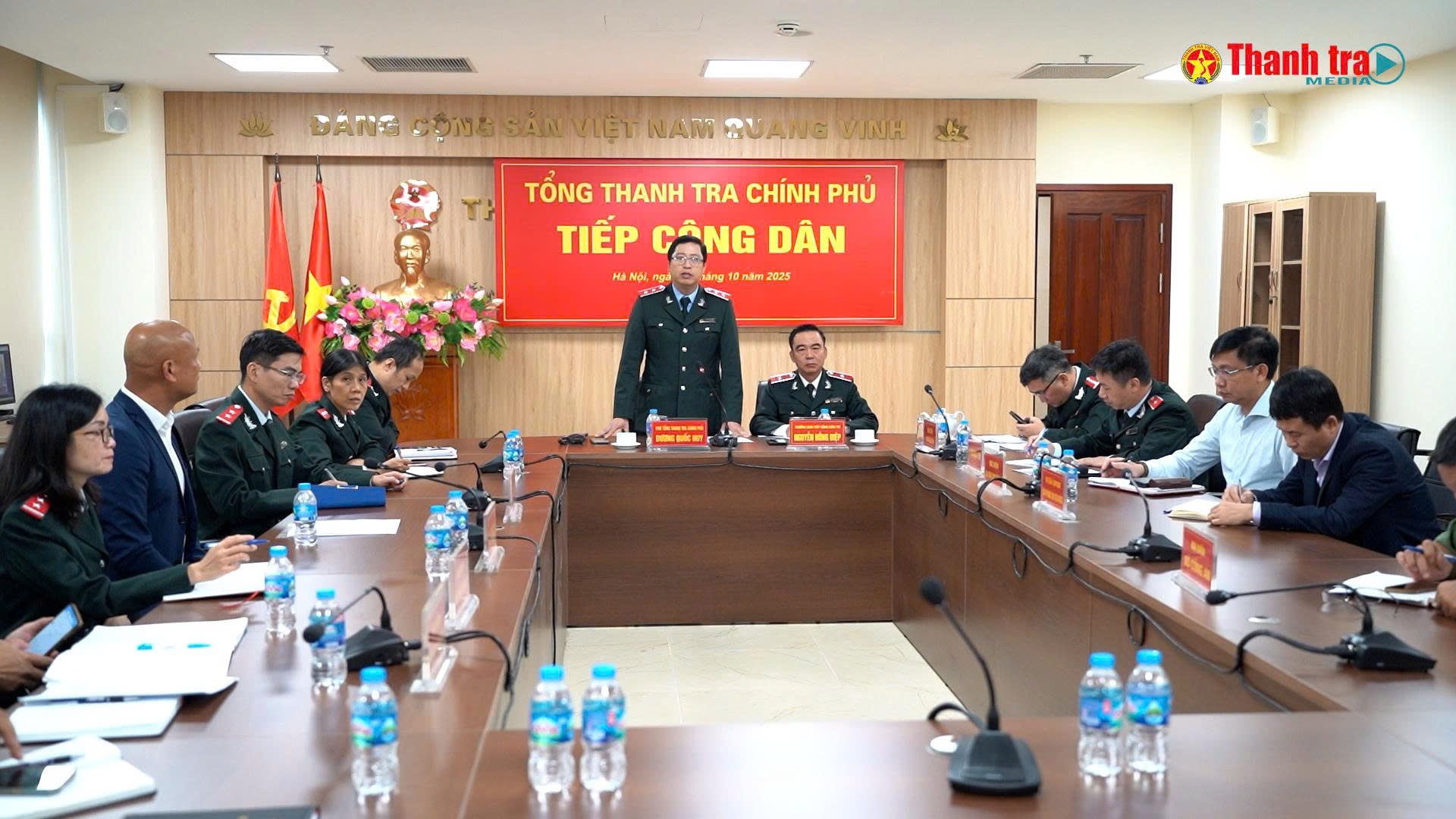 Phó Tổng Thanh tra Chính phủ Dương Quốc Huy tiếp công dân định kỳ tháng 10/2025