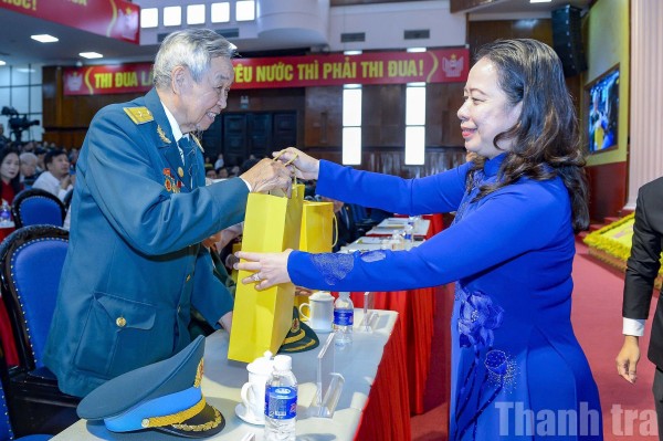 Phó Chủ tịch nước Võ Thị Ánh Xuân dự và chỉ đạo Đại hội Thi đua yêu nước tỉnh Thanh Hóa lần thứ XI