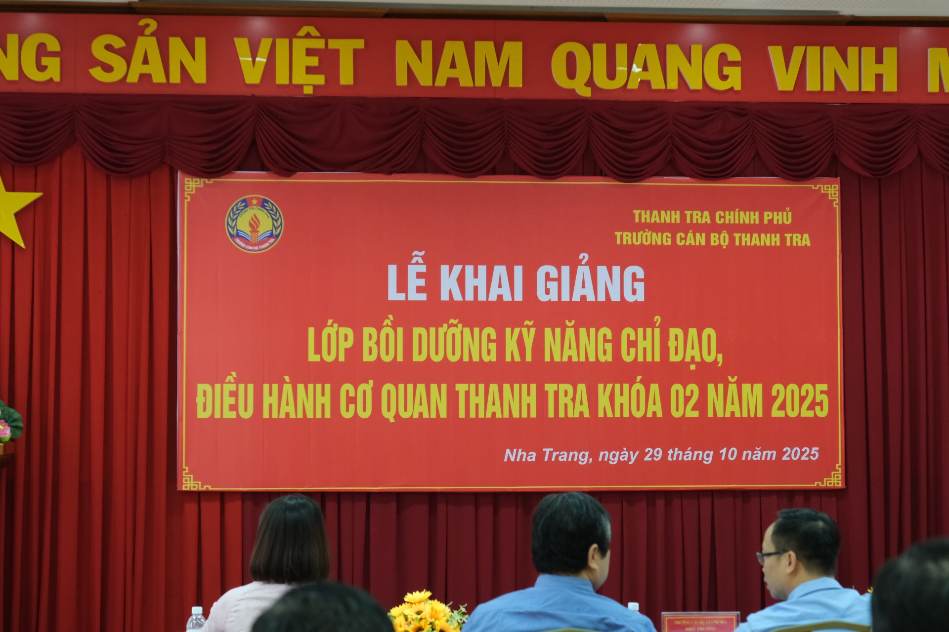 Khai giảng Lớp bồi dưỡng “Kỹ năng chỉ đạo, điều hành cơ quan thanh tra” K02 năm 2025