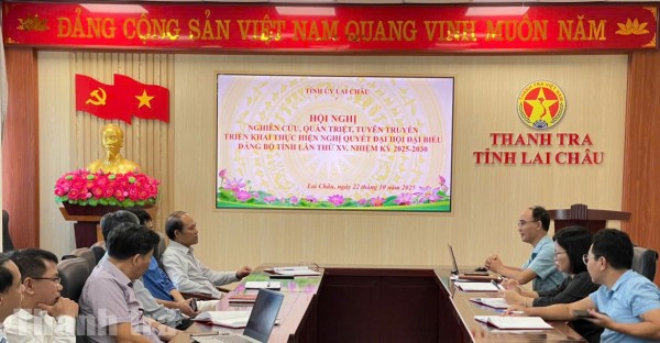 Nâng cao nhận thức chính trị, thống nhất hành động trong toàn Đảng bộ Thanh tra tỉnh Lai Châu