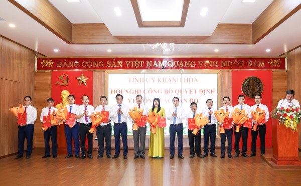 Tỉnh Khánh Hòa công bố quyết định bổ nhiệm Chánh thanh tra tỉnh