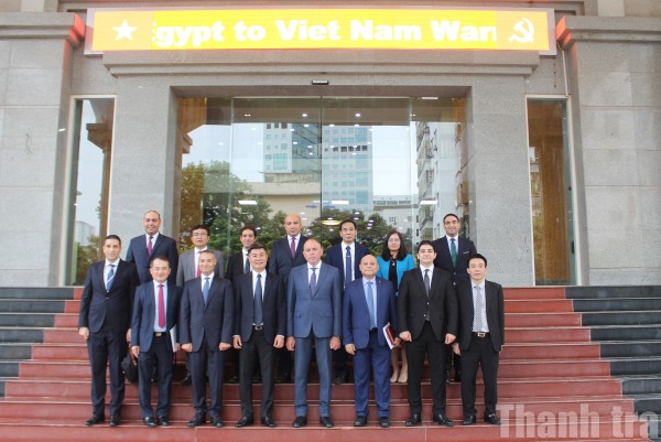 Thanh tra Chính phủ hội đàm với Đoàn đại biểu cấp cao Cơ quan Giám sát Hành chính Ai Cập