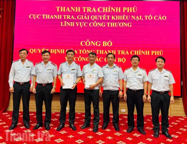 Công bố và trao quyết định bổ nhiệm lãnh đạo cấp phòng tại Cục IX, Thanh tra Chính phủ