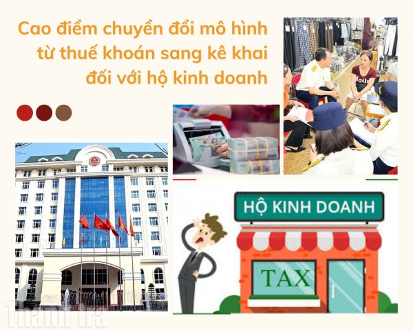 60 ngày cao điểm chuyển đổi mô hình từ thuế khoán sang kê khai đối với hộ kinh doanh