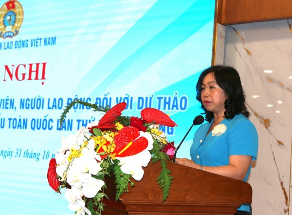 Công đoàn khu vực phía Nam đóng góp ý kiến vào Dự thảo Văn kiện trình Đại hội XIV của Đảng