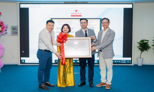 Trường Cao đẳng Việt Mỹ chính thức đạt tiêu chuẩn Kiểm định chất lượng cơ sở giáo dục nghề nghiệp