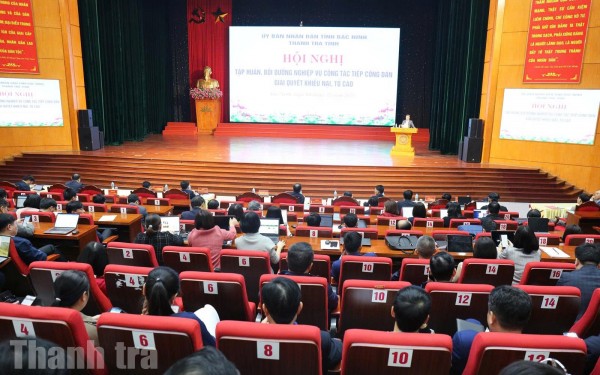 Bắc Ninh tập huấn nghiệp vụ tiếp công dân, giải quyết khiếu nại, tố cáo năm 2025