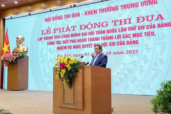 Chính phủ ban hành Kế hoạch triển khai Đợt thi đua Lập thành tích chào mừng Đại hội lần thứ XIV của Đảng
