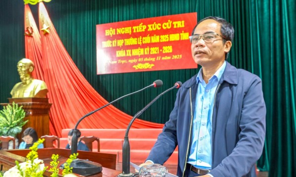 Ninh Bình: Cử tri kiến nghị một số nội dung về đê điều, thuỷ lợi, giáo dục và đào tạo