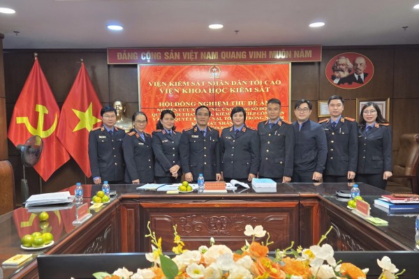 Nghiệm thu Đề án Sơ đồ hóa quy trình thanh tra, kiểm tra trong ngành Kiểm sát nhân dân