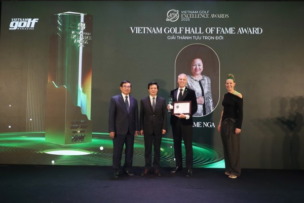 Chủ tịch Tập đoàn BRG được vinh danh 2 giải thưởng lớn tại Vietnam Golf Excellence Awards 2025