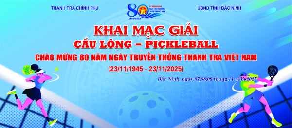 Livestream Khai mạc Hội thao chào mừng 80 năm Ngày truyền thống Thanh tra Việt Nam