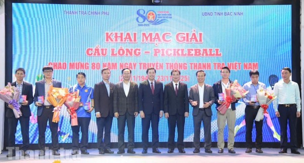 Khai mạc Giải Cầu lông - Pickleball ngành Thanh tra năm 2025: Lan tỏa tinh thần đoàn kết, “khỏe để cống hiến”