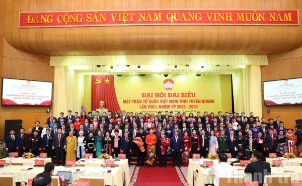 Đại hội đại biểu Mặt trận Tổ quốc Việt Nam tỉnh Tuyên Quang nhiệm kỳ 2025-2030 thành công tốt đẹp