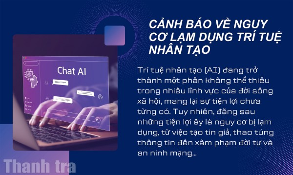 Cảnh báo về nguy cơ lạm dụng trí tuệ nhân tạo