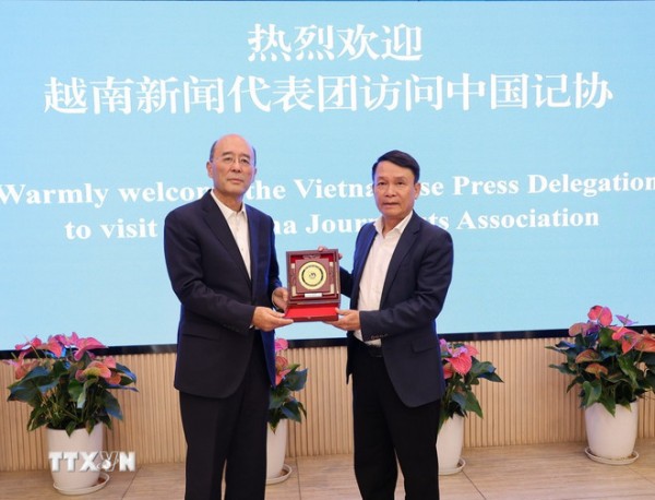 Hội Nhà báo Việt Nam và Trung Quốc: Tăng cường hợp tác, trao đổi nghiệp vụ